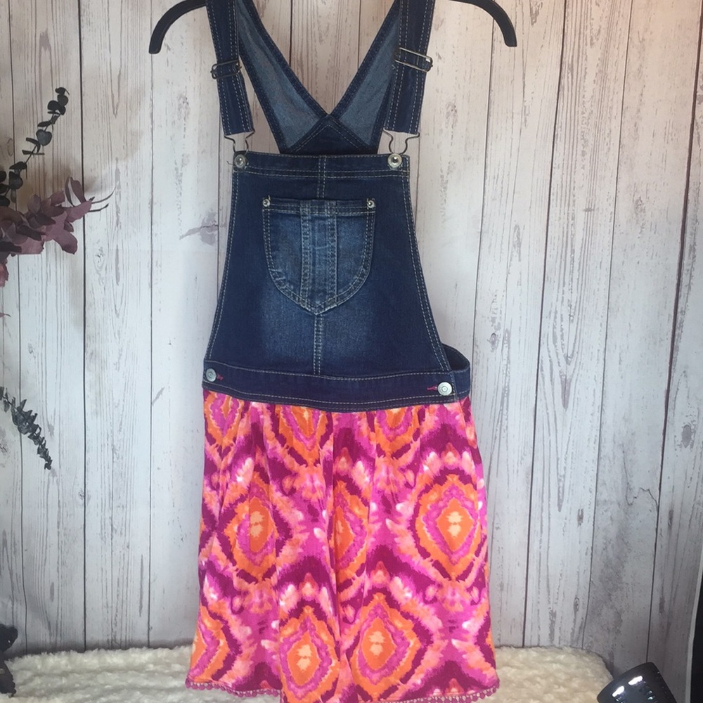 Jordache demin bib overall  dress